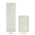 thumbnail image 2 of Better Trends 2 Piece Premium Bathroom Rug Set 100% Cotton Soft Tufted Reversible Bath Rug Water absorbent Bath Mat for Bathroom Shower and Tub Use, Edge Collection Ivory (21" x 34" | 20" x 60"), 2 of 5