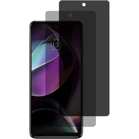 VIESUP 2PACK Screen Protector Compatible with Motorola Moto G 5G 2022 Anti-spy , Easy Installation Anti-Scratch Privacy Protective Glass