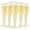 Gold Glitter, variant on 20 Pack Plastic Champagne Flutes, Boriyuan 4.5 oz Plastic Toasting Glasses Disposable Wedding Thanksgiving Party Cocktail Cups Party Supplies (Gold Glitter)