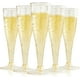 thumbnail image 1 of 24 copas de champán de plástico desechables | Copas de champán de plástico con purpurina dorada para fiestas | Copas de plástico transparente con purpurina | Copas de plástico para brindar | Copas de, 1 of 6