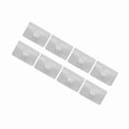thumbnail image 2 of Lot de 8 déflecteurs de vent et de pluie pour voiture, clips de fixation en acier inoxydable, adaptés au HEKO G3, 2 of 4