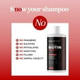 thumbnail image 2 of Ultra Biotin Shampoo for Thinning Hair - Extra Strength Volumizing Shampoo for Men and Women with B Vitamins and Rosemary Essential Oil - Sulfate Free Shampoo Biotin Formula for Hair and Scalp Care, 2 of 10