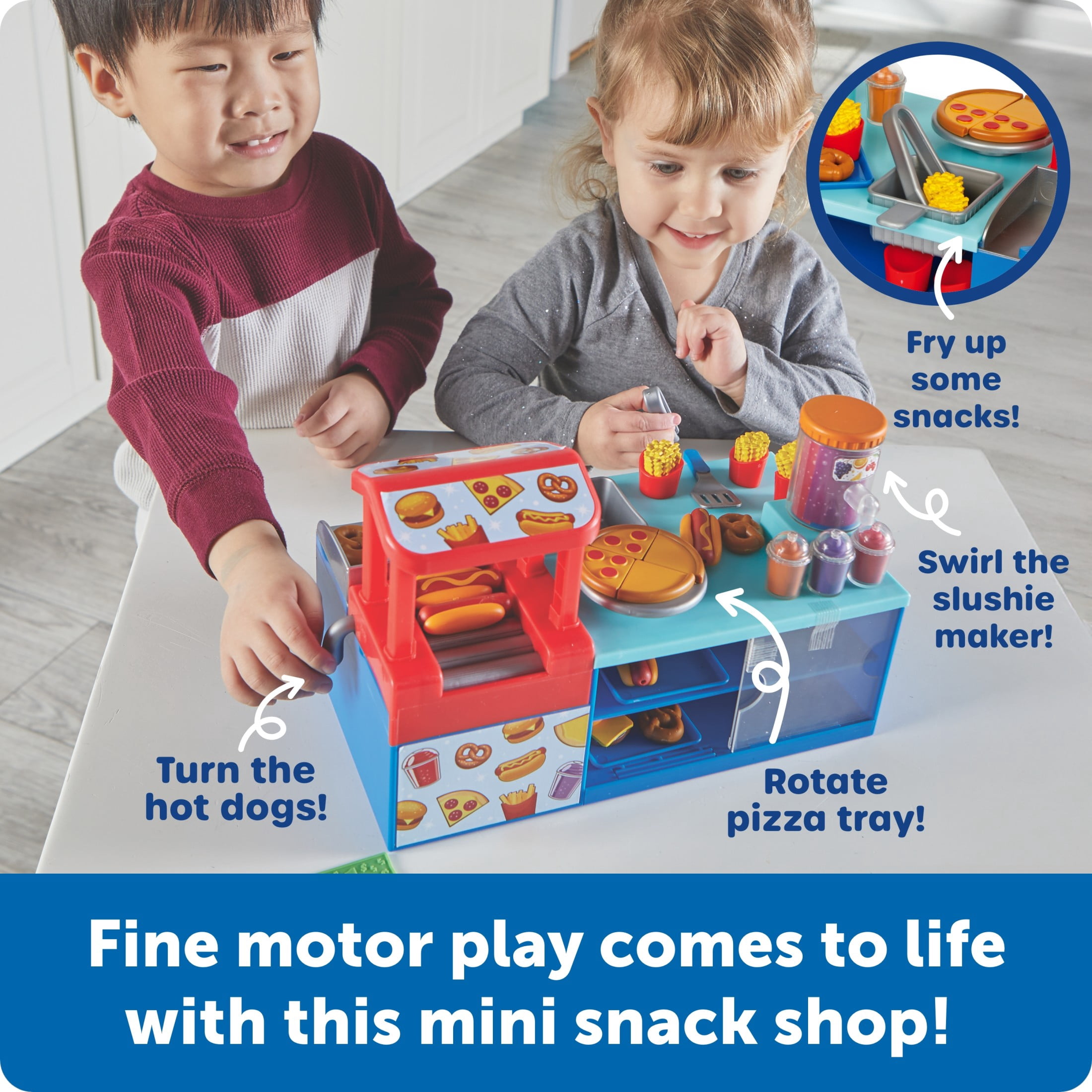 Learning Resources Mini Snack Shop Sorting Set, Play Food Shop, Ages 3+