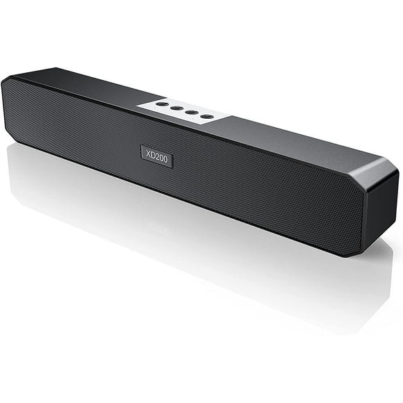 Desktop Computer Speakers with Bluetooth 5.0 Connection, PC Speakers with 4D Stereo HiFi Sound Quality, Loud and Clear, Black Gaming Speakers