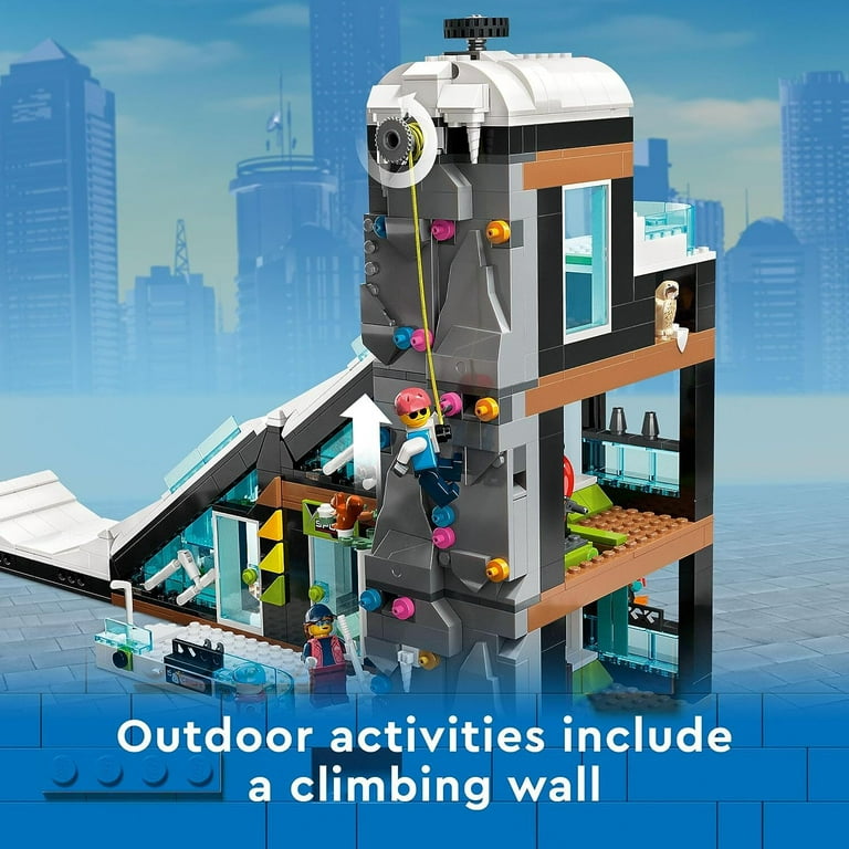 LEGO City Ski and Climbing Center 60366 Building Toy Set - Walmart.com