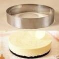 thumbnail image 2 of Round Cake Mold/Pastry Ring, S/S, Heavy Gauge. (8" x 3"), 2 of 2