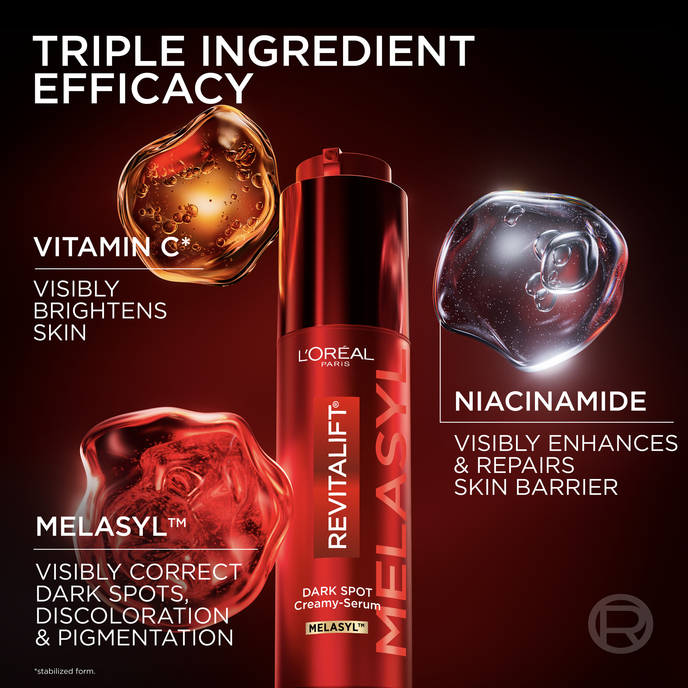 L'Oreal Paris Revitalift Triple Power Vitamin C Serum, 1.7 fl oz photo 7