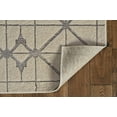 thumbnail image 3 of 10'x13' Ivory Silver Machine Woven Geometric Indoor Area Rug, 3 of 10