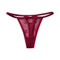 thumbnail image 1 of Aayomet sous-Vêtements en Coton pour Femmes Dentelle Pur Coton Entrejambe (Rouge, P), 1 of 3