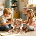 thumbnail image 4 of Unique Animal Shaped Wooden Puzzle With Display Stand For Home And Lovers Mind Teaser Toy, 4 of 7