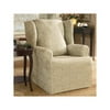 Home Trends Normandy Wing Chair Slipcover, Sage