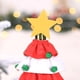 thumbnail image 2 of Kearding Suministros decorativos de la cubierta de la botella de vino en forma de árbol de Navidad para el escritorio del restaurante del hotel del hogar Kits de decoración para fiestas rojo blanco Kearding HA027008-01, 2 of 6