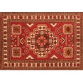 thumbnail image 1 of Ahgly Company Indoor Rectangle Geometric Orange Traditional Area Rugs, 8' x 10', 1 of 1