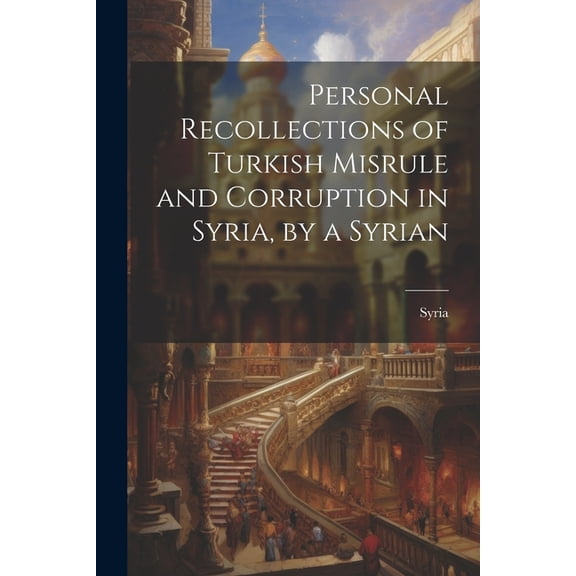 Personal Recollections of Turkish Misrule and Corruption in Syria, by a Syrian, (Paperback)