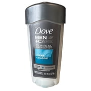 Dove Men + Care Clinical Protection Antiperspirant 72-Hour Sweat And Odor Protection Clean Comfort XL Antiperspirant For Men Formulated With Triple Action Moisturizer 2.7oz
