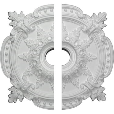 28 3/8"OD x 3 3/4"ID x 1 5/8"P Benson Classic Ceiling Medallion, Two Piece (Fits Canopies up to 6 1/2")