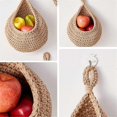 thumbnail image 4 of 3-Pack Woven Hanging Vegetable Baskets - Stylish Produce Holders for Kitchen & Home Organization, 4 of 5