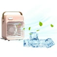thumbnail image 1 of EGNMCR Portable Air Conditioner Humidifier Fan USB Spray Type Portable Desktop Cooler Home Office Air cooler, 1 of 5