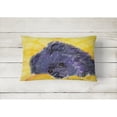 thumbnail image 2 of Dog Portrait/Landscape Painting Fabric Decorative Pillow, 2 of 3
