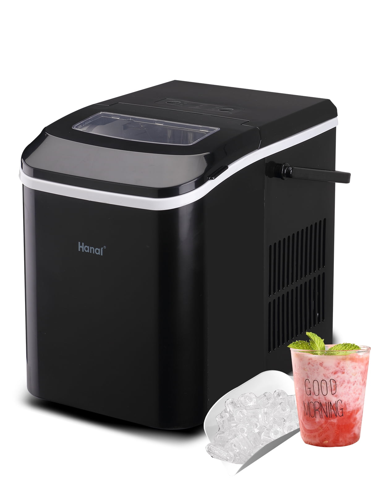 Ice Makers Countertop WANAI Portable Ice Machine, 26lbs/24 Hours, 9 Ice