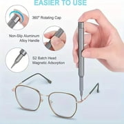 STORGENER Magnetic Precision Screwdriver Set, 24-in-1 Electronics Repair Tool Kit with 24 Bits, Professional Mini Screwdriver for iPhone, Laptop, Watch, Glasses, PC, Smartphone, Small Devices