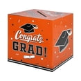 thumbnail image 2 of Orange Graduation Money Gift Box – DIY “GRAD” Themed Banknote Extraction Card Holder for Parties, 2 of 9