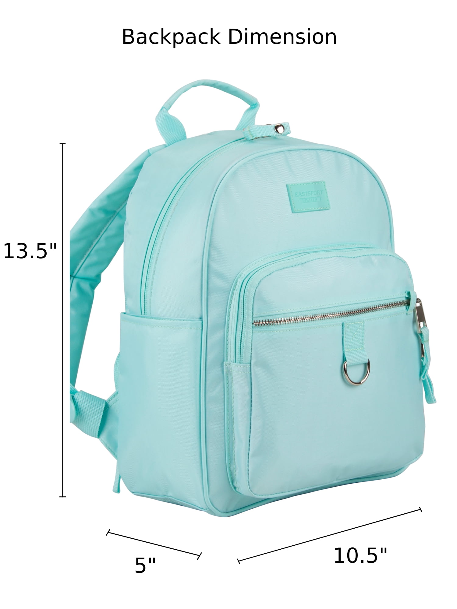 exsport lancy m mini backpack green Eastsport Lauren Mini Backpack - Travel Features Mint Green