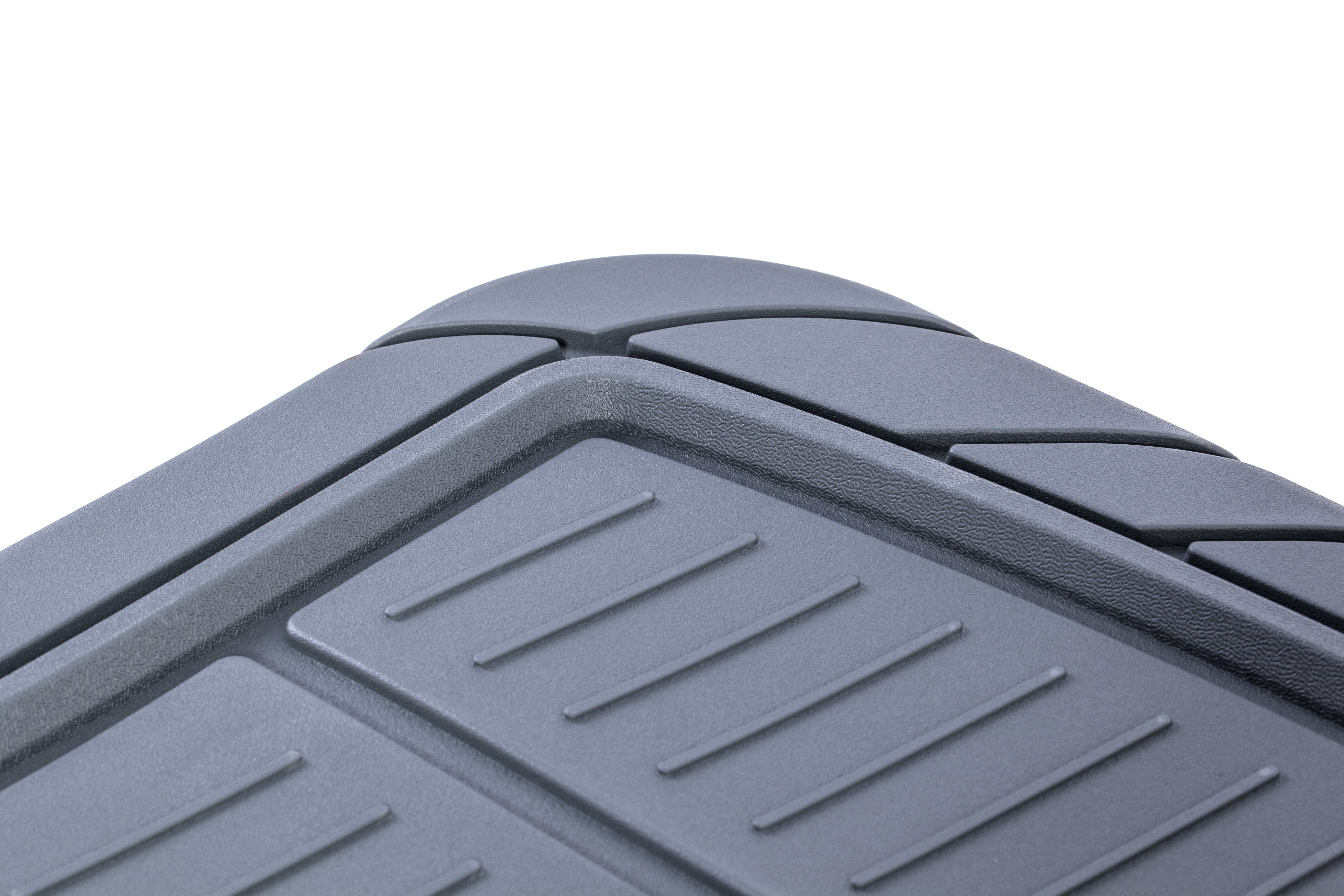 Auto Drive 4-Piece Universal Fit Car Floor Mats, Grey photo 4