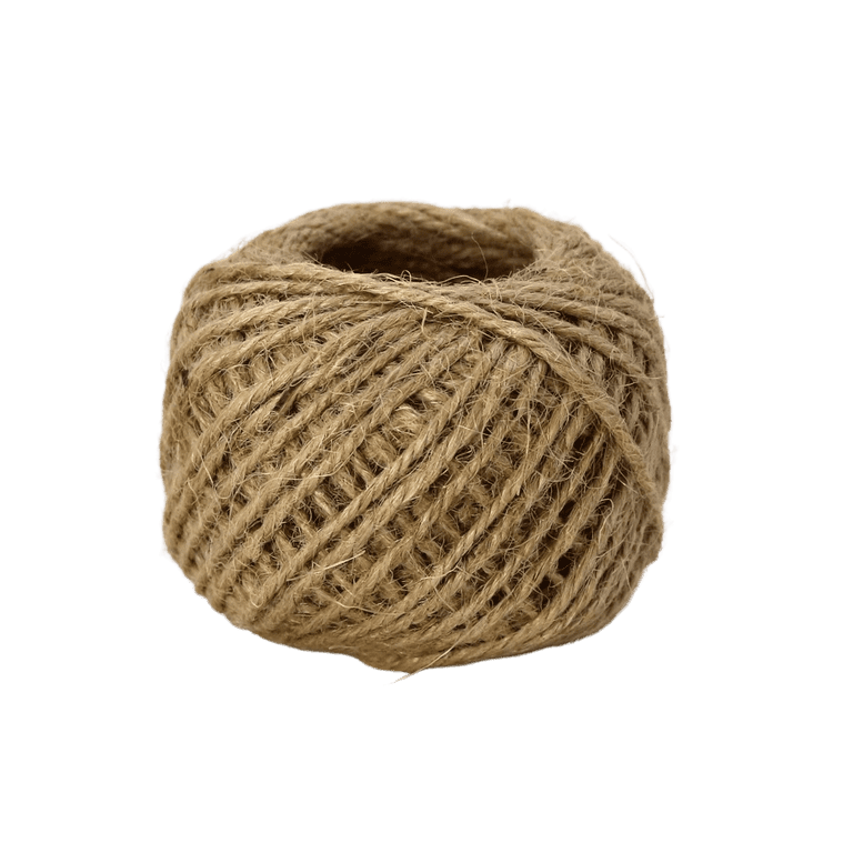 Love, Laugh, Craft 3-Ply Flexible Jute Cord Twine, 100-Yds, Natural