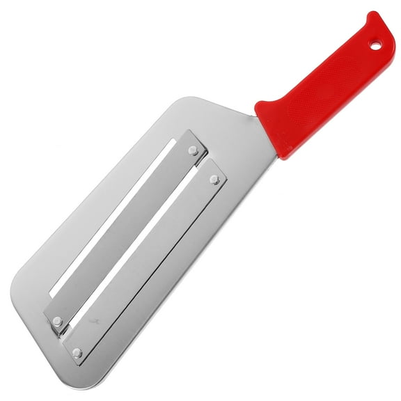 MEIBUTYUP Cucumber Slicer Vegetable Chopper with Red Handle Mandoline Food Slicer Kitchen Tool for Easy Food Prep