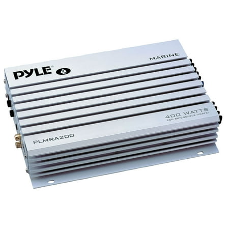 Pyle PLMRA200 - Elite Series Waterproof Amplifier  Bridgeable 400 Watt 2-Channel Amp