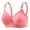 Pink, variant on Womens Plus Size Wireless Bra Smooth Cup Size CDE 40-54 US EU Sizes Full Bust Everyday Comfort Underwear