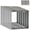 Gray 1/2'', variant on 3/4" Double Gang Electrical Box Extender,Gray,Pack of 1 Durable Electrical Box Extender with Mounting Screws Included; Designed to Comply with Applicable Electrical Codes