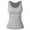 Gray, variant on FITVALEN Tank Tops for Women Basic Camisole with Built in Bra Casual Wide Strap Sleeveless Layer Top