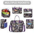 thumbnail image 2 of Abstract Paisley Art Lunch Cooler – Stylish Lunch Tote for Women Ideal for Travel Snacks or Work, 2 of 7