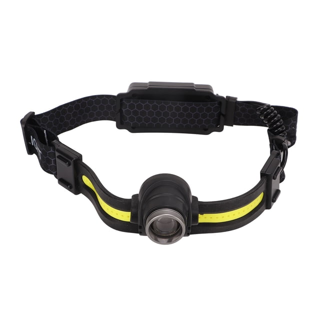Linterna frontal LED recargable por USB con sensor XPG y zoom COB, linterna con diadema para pesca al aire libre
