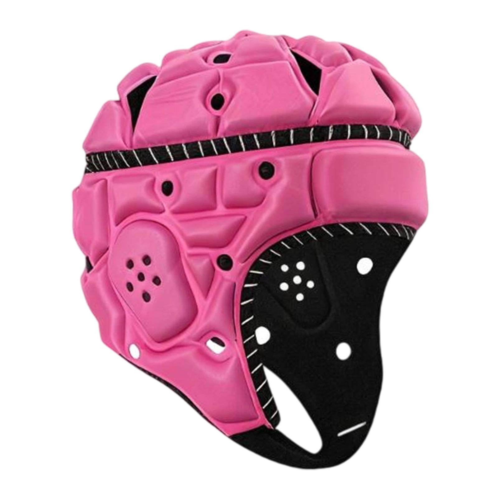 Rugby Helmet Protective Headguard Soft Padding High Density Foam Adjustable Fit for Adult Sports Training