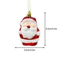 thumbnail image 3 of AJKSFHIU Christmas Tree Ornaments Sets,Candy Cane Ornament,Xmas Hanging Lollipop Decorations,Christmas Ball Ornaments with Rope For Christmas Tree Holiday Party Home Decor 2PCS, 3 of 9
