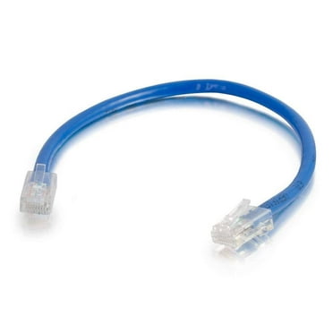 C2G 22691 Cat5E Non-Booted Unshielded (UTP) Network Patch Cable, Blue (10 Feet/3.04 Meters)