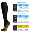 thumbnail image 6 of YUNOVA Copper Compression Socks (4 Pairs) 15-20 mmHg Circulation is Best Athletic & Daily for Men & Women, Running, Climbing, 6 of 8