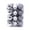 Silver, variant on Bdday Christmas Balls Ornaments Set 3cm Christmas Ball Holiday Decoration 24 Box Sets with Bright Matte Powder Electroplated Colored Hanging Ball Decorations Christmas Decorations for Home