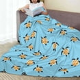 thumbnail image 6 of Sikiie Sea Turtle Ultra-Soft Micro flannel Blanket Luxury All Seasons Warm Blanket for Bedding Sofa and Travel (4 sizes)-50"x40", 6 of 7