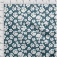 thumbnail image 4 of oneOone Cotton Poplin Dark Teal Green Fabric Dog Sewing Material Print Fabric By The Yard 42 Inch Wide, 4 of 4