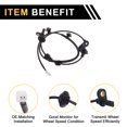 thumbnail image 4 of Unique Bargains ABS Wheel Speed Sensor ABS Sensor Anti-lock Braking System Sensor No.57475TJ0M01/57475TJ0M01 for Honda City 2012-2014 1 Pcs Rear Left, 4 of 6