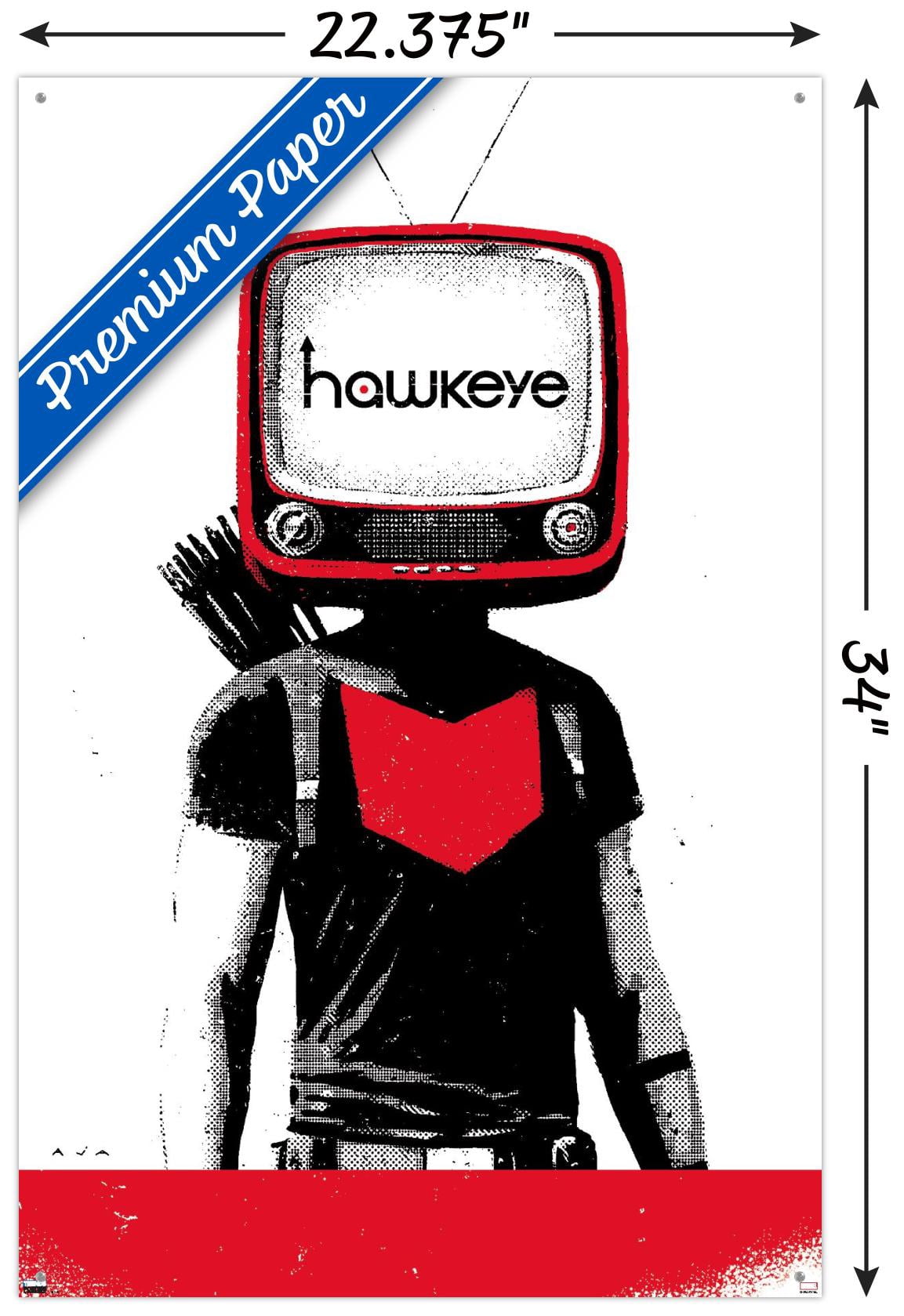 Marvel Comics - Hawkeye - Hawkeye #17 Wall Poster with Pushpins, 22.375" x 34"