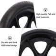 thumbnail image 2 of Miangastore Roues de Fauteuil Roulant Robustes Roues avant Universelles de Fauteuil Roulant de Remplacement, 2 of 8