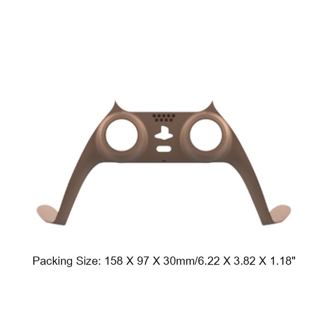 Carcasa frontal del controlador para Sony PS5 Gamepad tira decorativa cubierta de piel