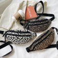 thumbnail image 3 of 10cm Riñonera de leopardo animal para hombres y mujeres, correa ajustable para viajes, fiestas, senderismo, deportes, 3 of 5