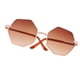 thumbnail image 3 of Gafas de terre Hexagonales Montura Gafas de terre Gafas Accesorios para en Miniatura marrón, 3 of 8
