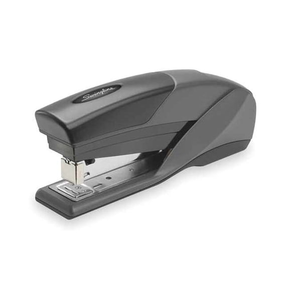 Swingline Optima 25 Reduced Effort Stapler, 25 Sheets, Gray/Orange